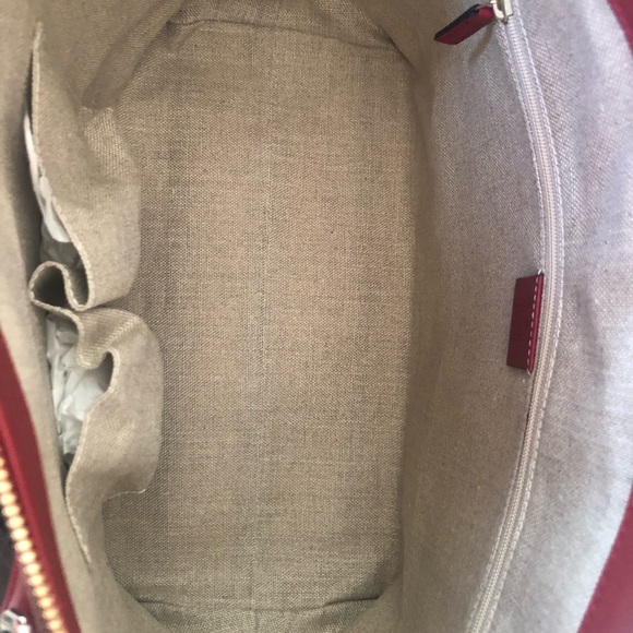 GUCCI Microguccissima Large Red Leather Satchel - Picture 7 of 12